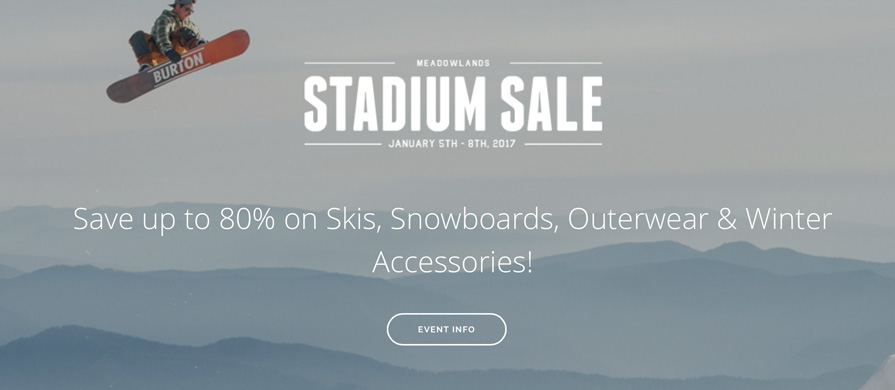 Stadium Sale Feature